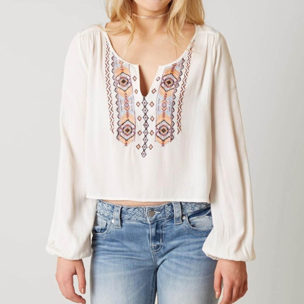 Billabong Dusty Roads Embroidered Top